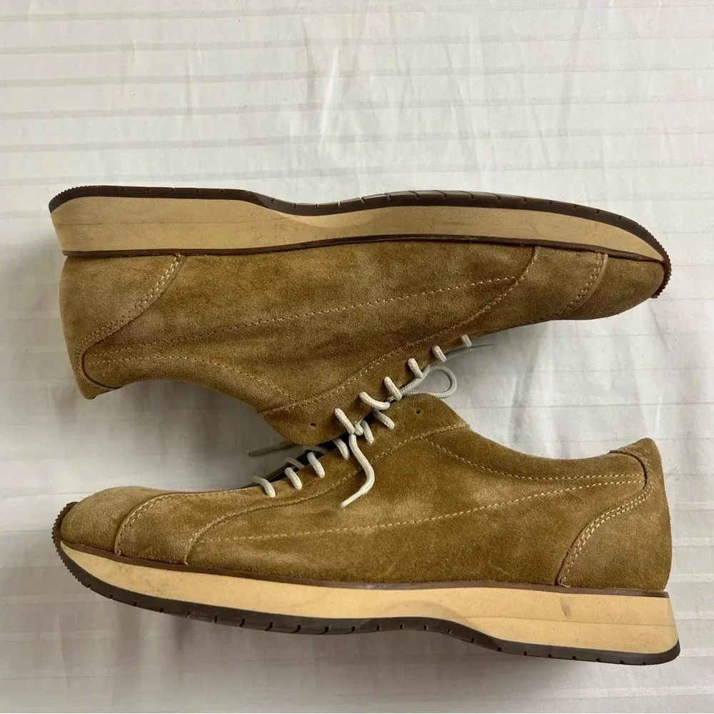 Rockport Mens Sneakers Shoes Suede Tan US Sz 9W